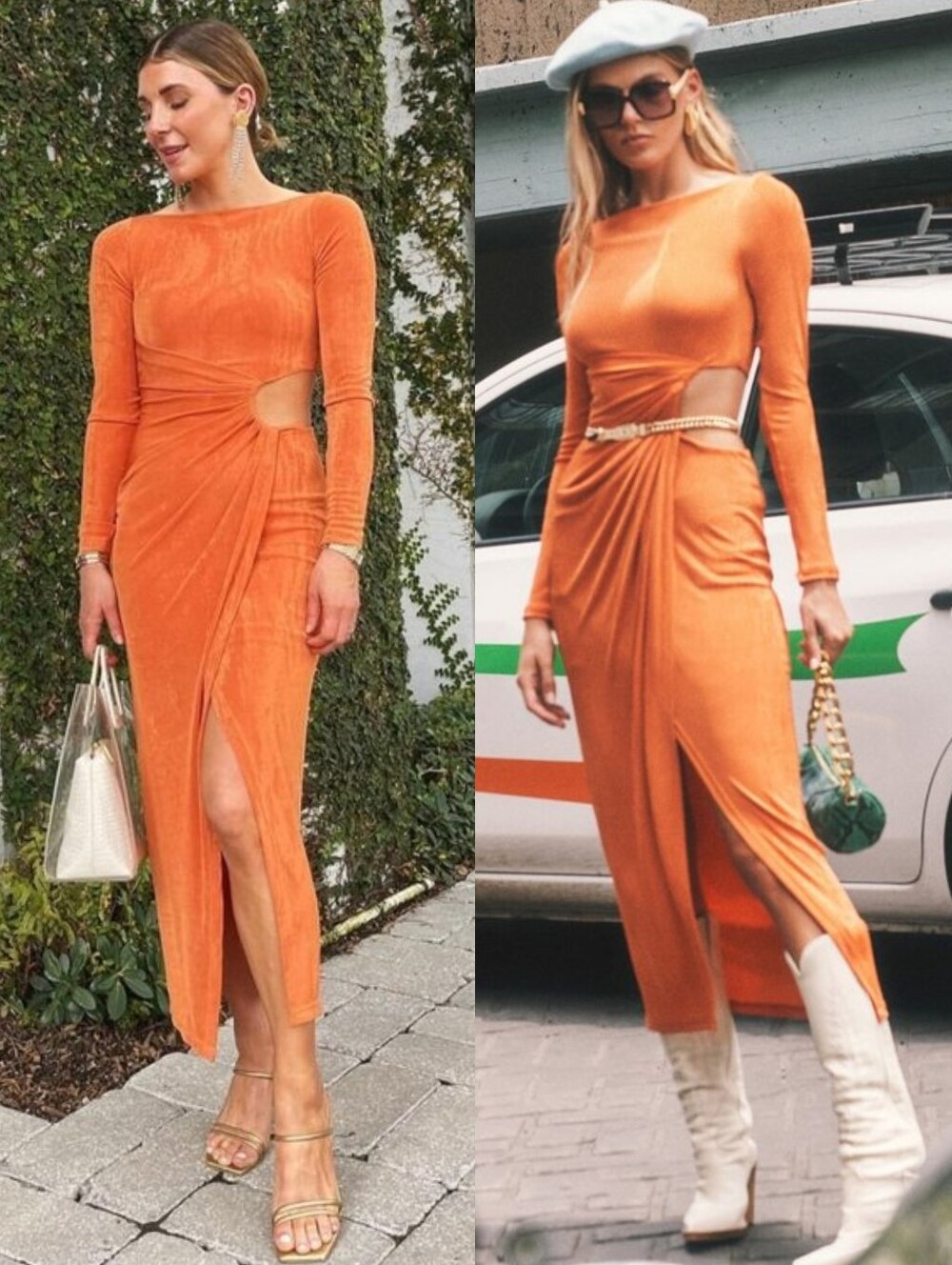 NWT Significant Other Ivy Midi Dress in Clay